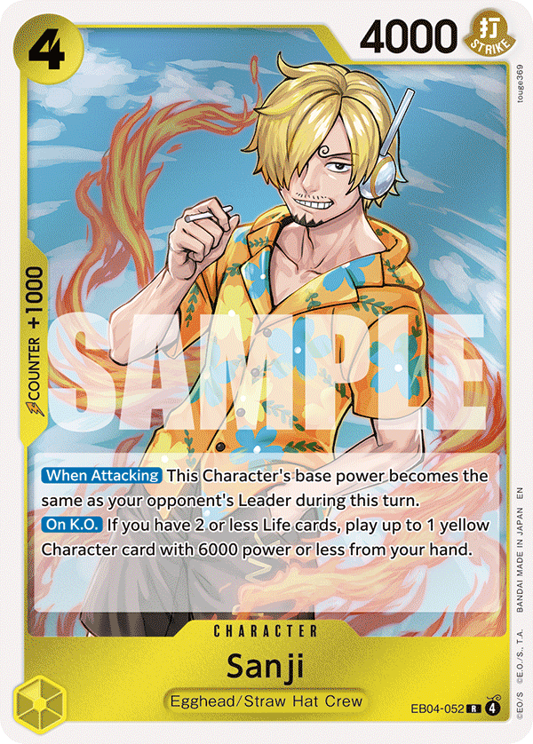 Sanji (EB04-052) EB04-052 - Adventure on Kami's Island OP15-EB04 kart görseli