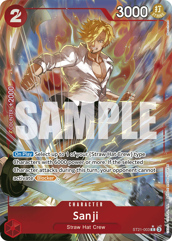 Sanji (Parallel) ST21-003 - ST21: Gear5 kart görseli