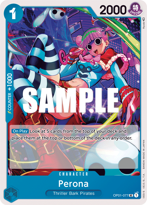 Perona OP01-077 - Romance Dawn OP01 kart görseli