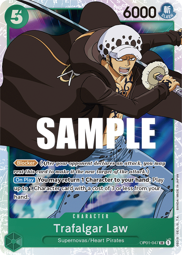 Trafalgar Law (047) OP01-047 - Romance Dawn OP01 kart görseli