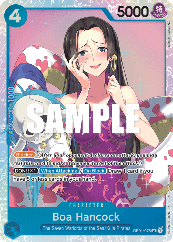 Boa Hancock OP01-078 - Romance Dawn OP01 kart görseli