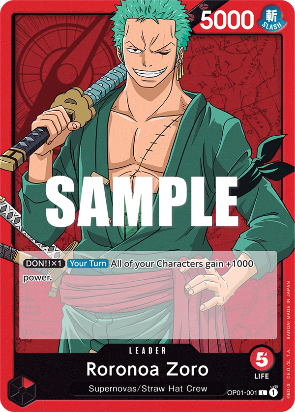 Roronoa Zoro (001) kart görseli