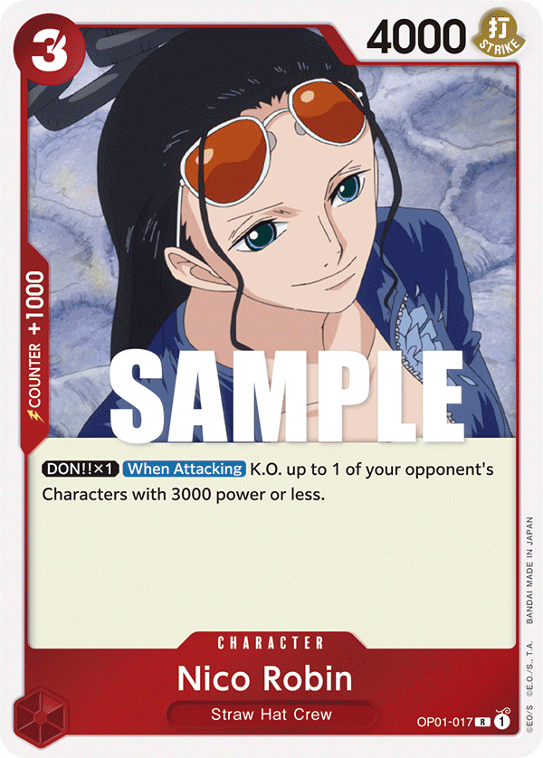 Nico Robin OP01-017 - Romance Dawn OP01 kart görseli