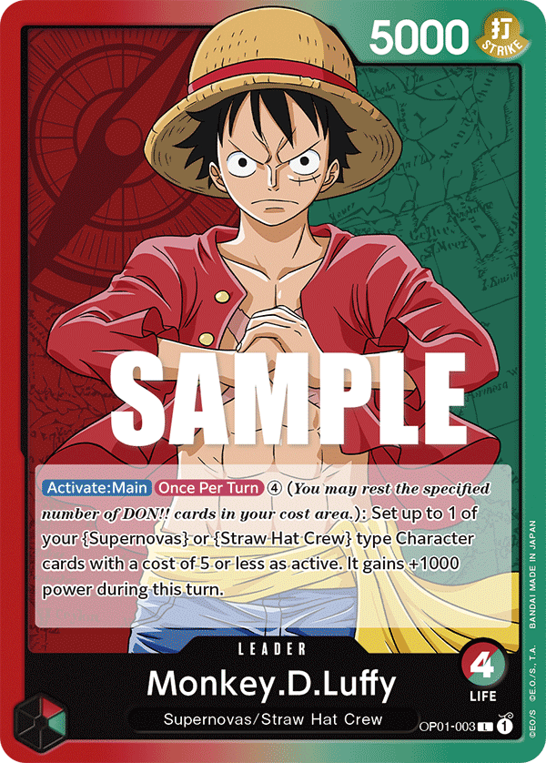 Monkey.D.Luffy (003) kart görseli