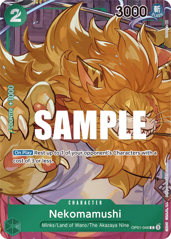 Nekomamushi (Box Topper) OP01-048 - Romance Dawn OP01 kart görseli