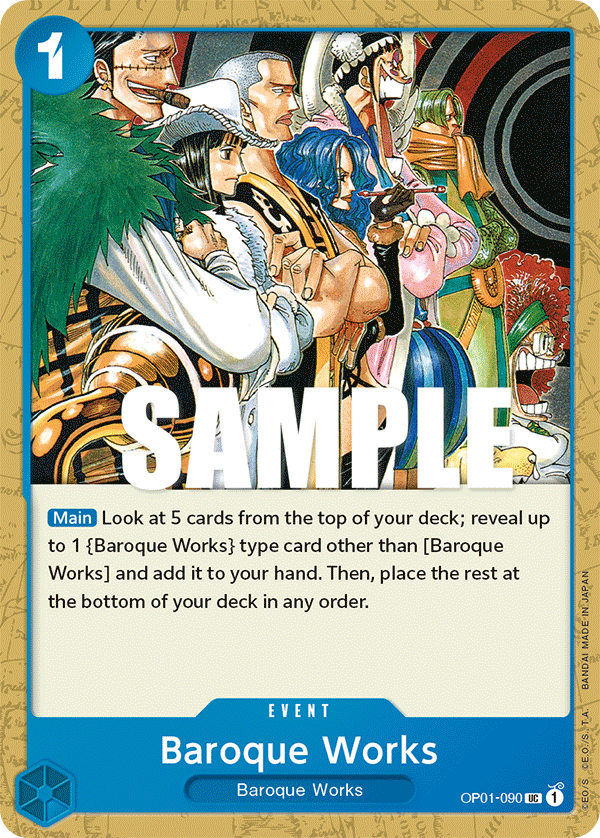 Baroque Works OP01-090 - Romance Dawn OP01 kart görseli