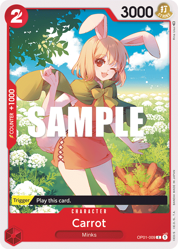 Carrot OP01-009 - Romance Dawn OP01 kart görseli