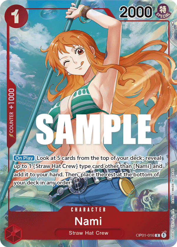 Nami (Parallel) OP01-016 - Romance Dawn OP01 kart görseli