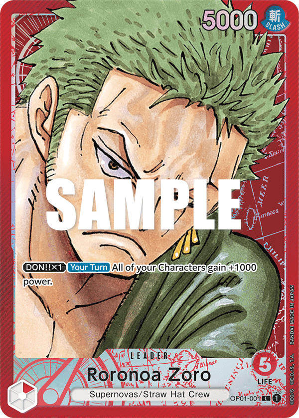 Roronoa Zoro (001) (Parallel) kart görseli