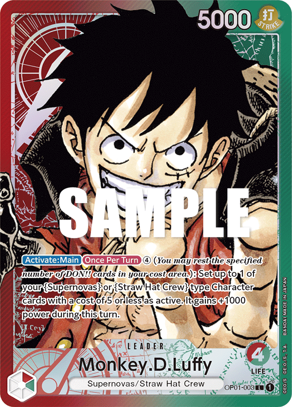 Monkey.D.Luffy (003) (Parallel) kart görseli