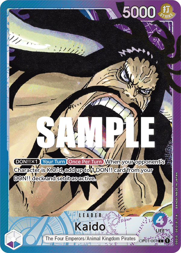 Kaido (061) (Parallel) OP01-061 - Romance Dawn OP01 kart görseli
