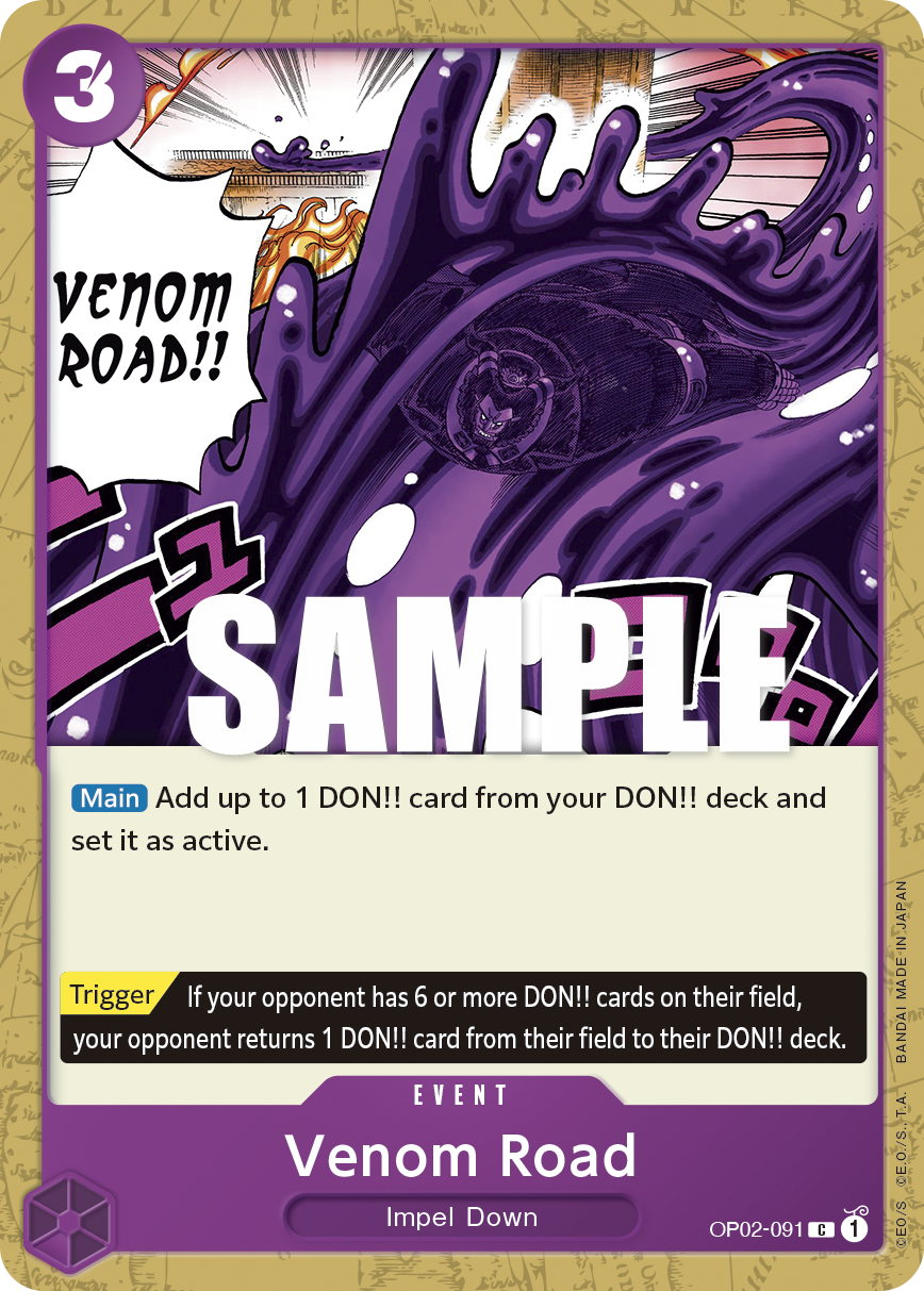 Venom Road OP02-091 - Paramount War OP02 kart görseli