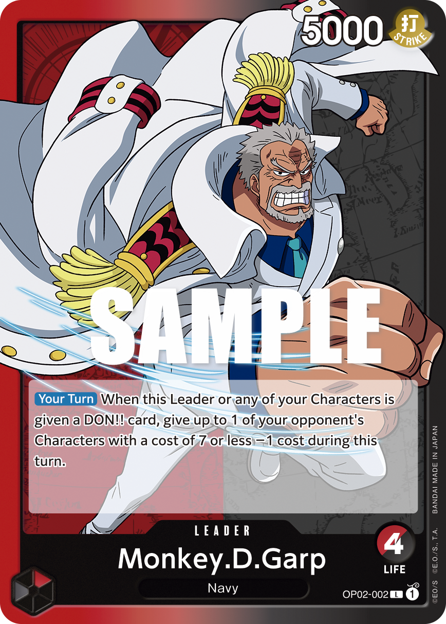 Monkey.D.Garp (002) kart görseli