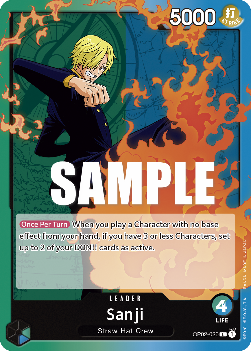 Sanji OP02-026 - Paramount War OP02 kart görseli
