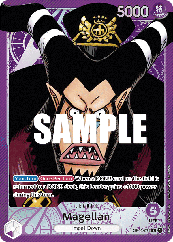 Magellan (071) (Alternate Art) OP02-071 - Paramount War OP02 kart görseli