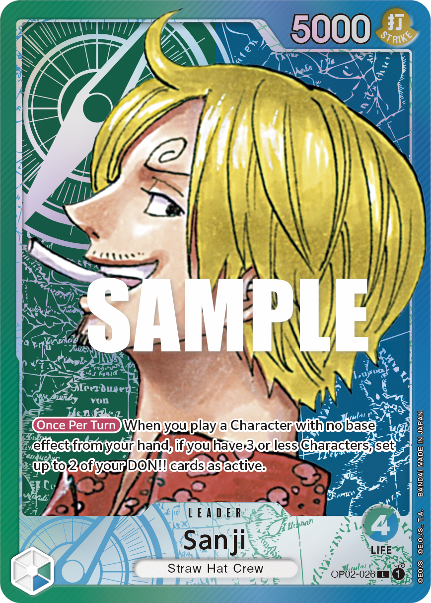 Sanji (Alternate Art) OP02-026 - Paramount War OP02 kart görseli
