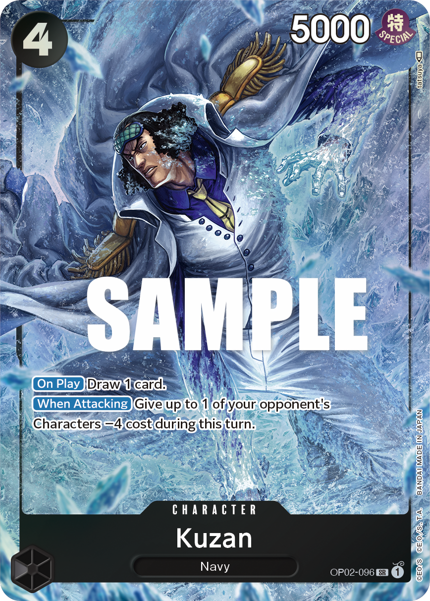 Kuzan (096) (Alternate Art) OP02-096 - Paramount War OP02 kart görseli