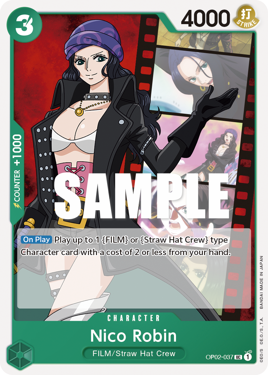 Nico Robin OP02-037 - Paramount War OP02 kart görseli