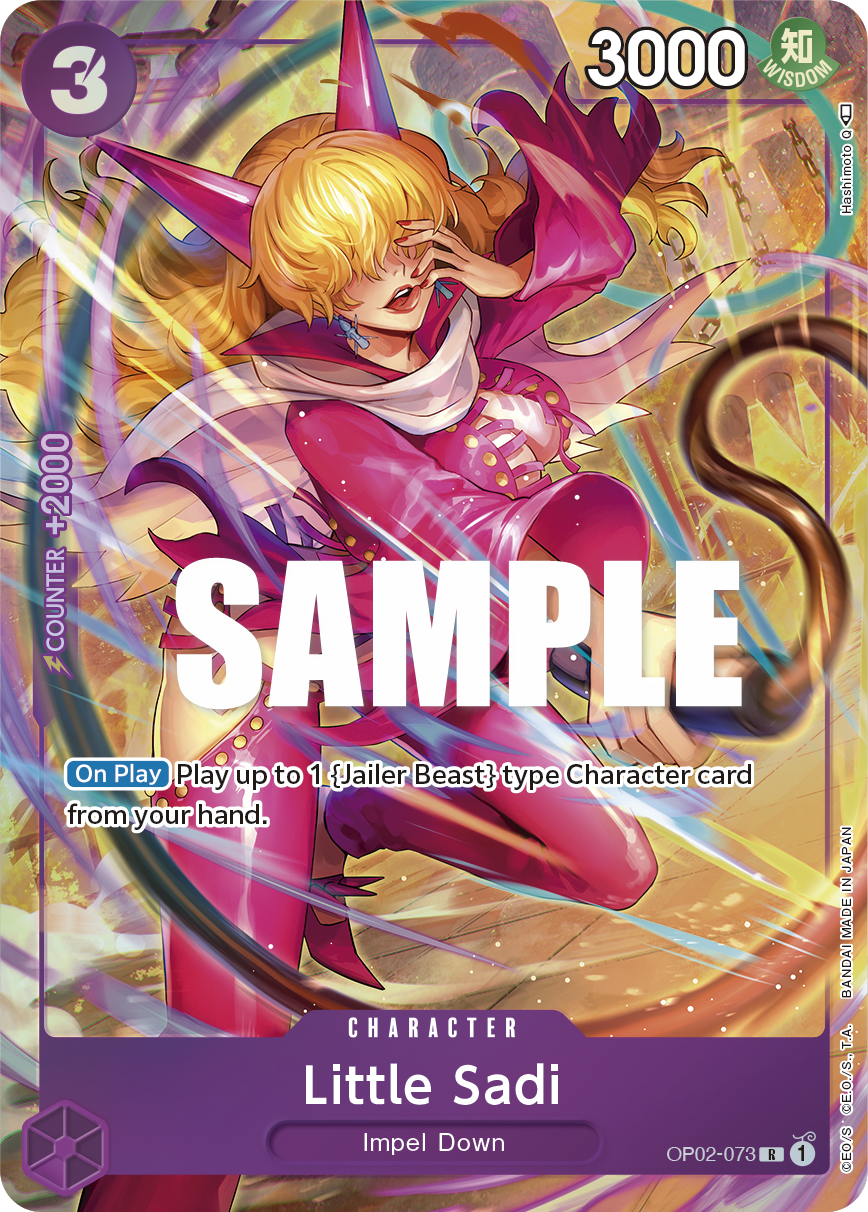Little Sadi (Alternate Art) OP02-073 - Paramount War OP02 kart görseli
