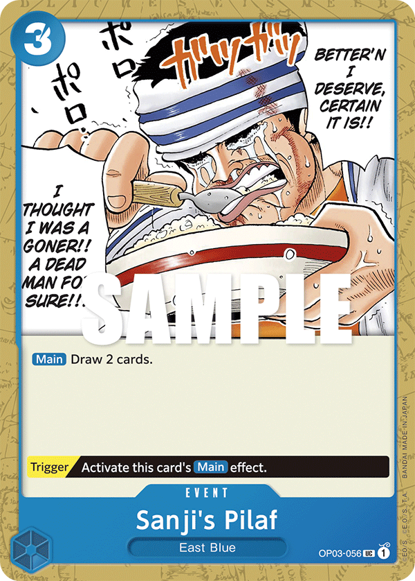 Sanji's Pilaf OP03-056 - Pillars of Strength OP03 kart görseli