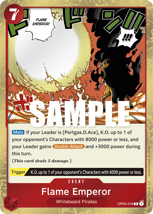 Flame Emperor OP03-016 - Pillars of Strength OP03 kart görseli