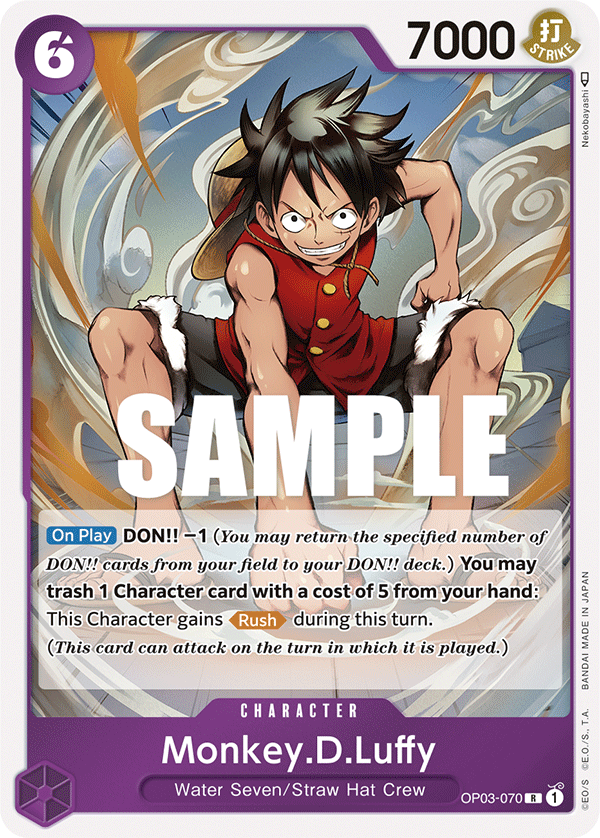 Monkey.D.Luffy OP03-070 - Pillars of Strength OP03 kart görseli