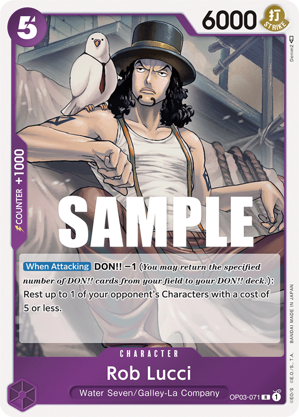 Rob Lucci (071) OP03-071 - Pillars of Strength OP03 kart görseli
