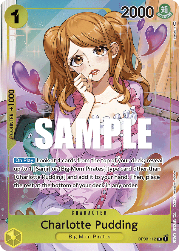 Charlotte Pudding (Alternate Art) OP03-112 - Pillars of Strength OP03 kart görseli