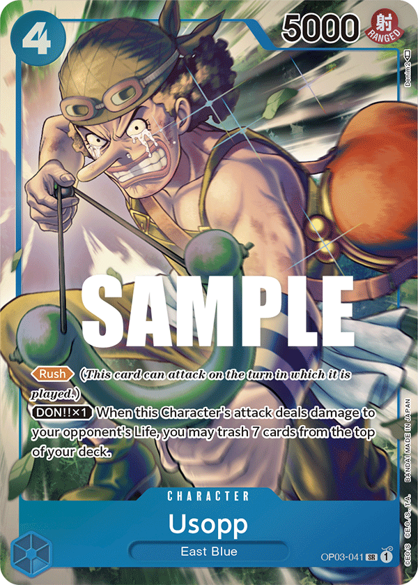 Usopp (Alternate Art) OP03-041 - Pillars of Strength OP03 kart görseli