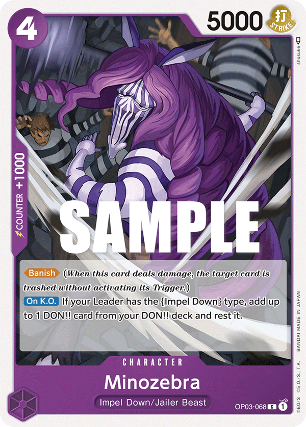 Minozebra OP03-068 - Pillars of Strength OP03 kart görseli