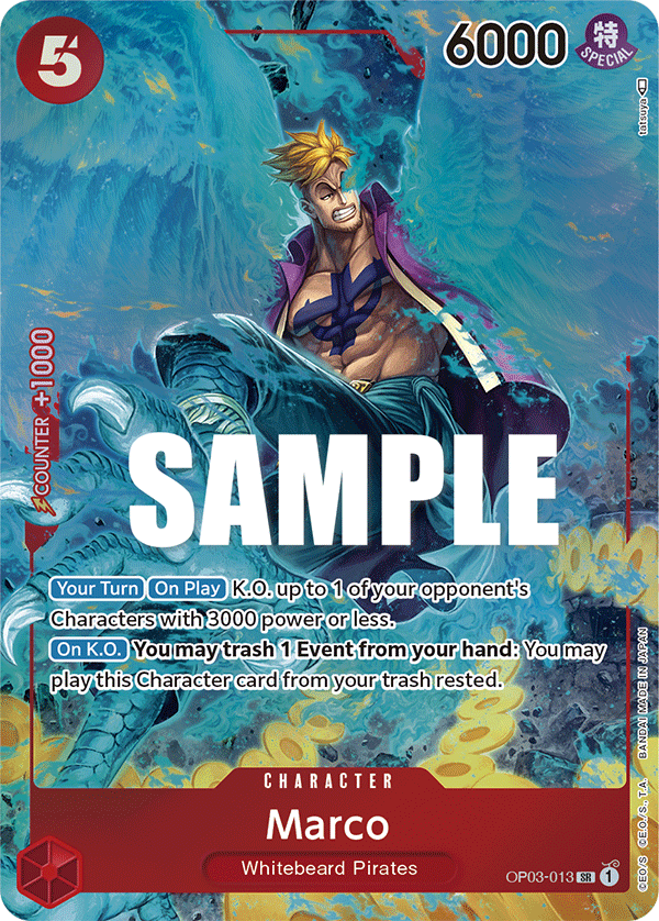 Marco (Alternate Art) OP03-013 - Pillars of Strength OP03 kart görseli