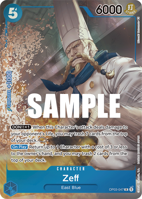 Zeff (Alternate Art) OP03-047 - Pillars of Strength OP03 kart görseli