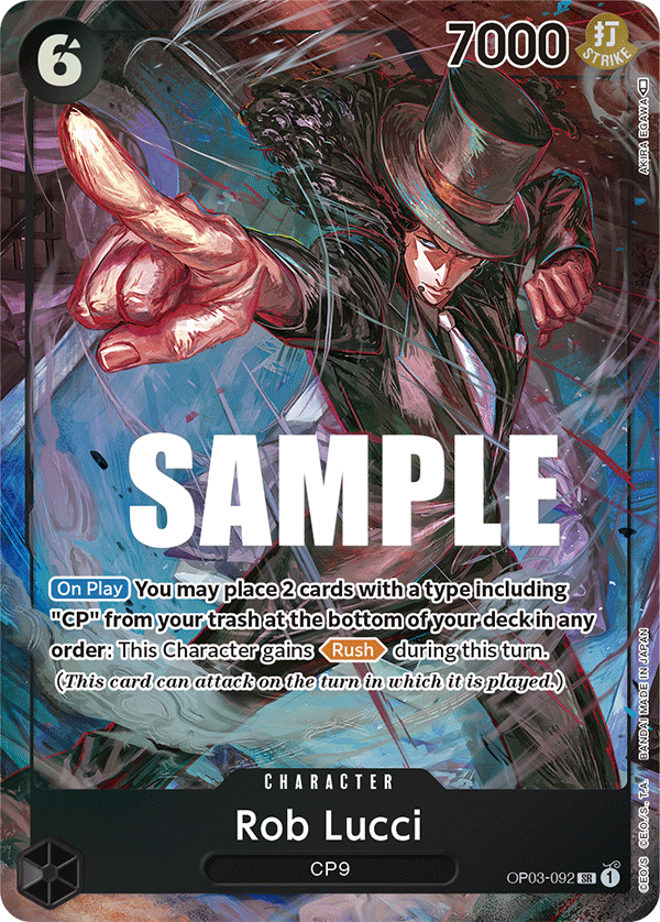 Rob Lucci (092) (Alternate Art) OP03-092 - Pillars of Strength OP03 kart görseli