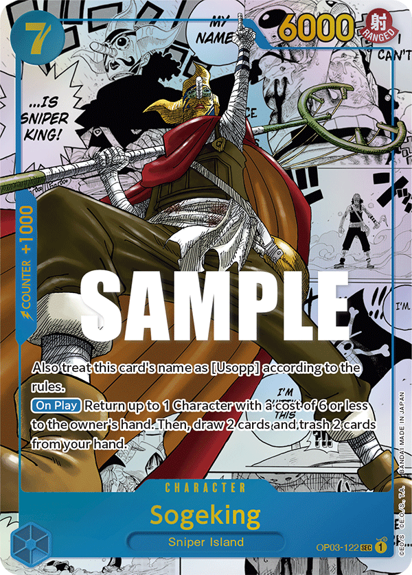 Sogeking (Alternate Art) OP03-122 - Pillars of Strength OP03 kart görseli