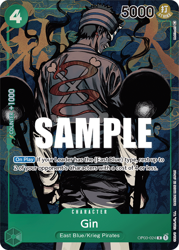 Gin (Alternate Art) OP03-024 - Pillars of Strength OP03 kart görseli