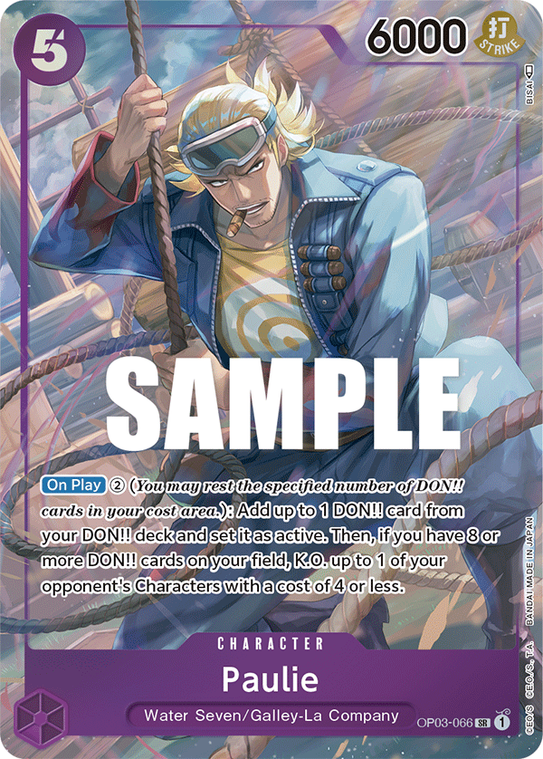 Paulie (Alternate Art) OP03-066 - Pillars of Strength OP03 kart görseli