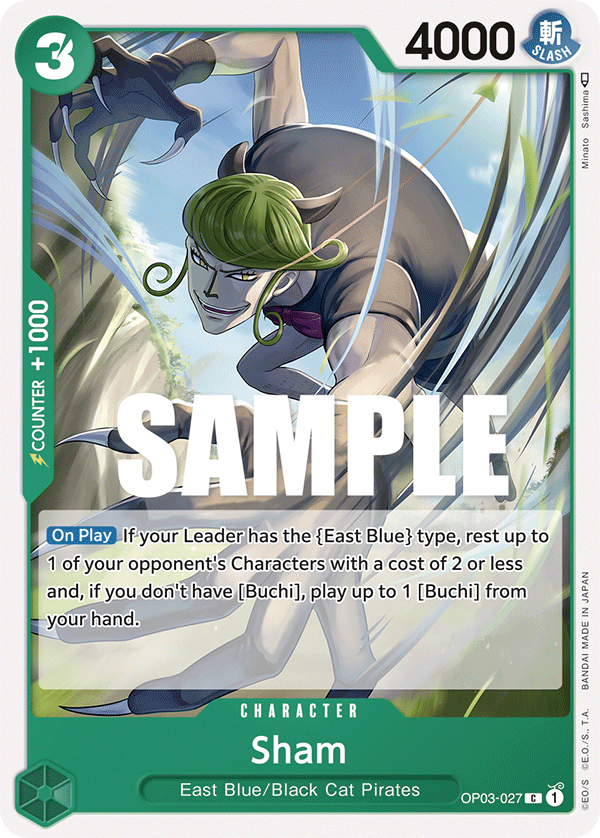 Sham OP03-027 - Pillars of Strength OP03 kart görseli