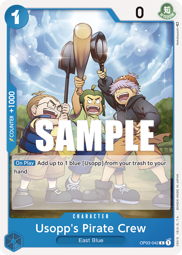 Usopp's Pirate Crew OP03-042 - Pillars of Strength OP03 kart görseli