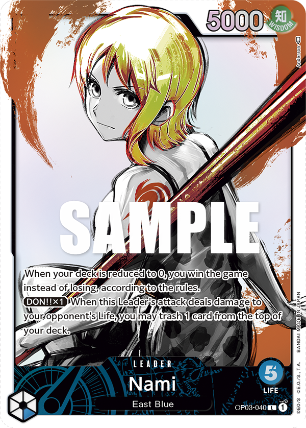 Nami (040) (Alternate Art) OP03-040 - Pillars of Strength OP03 kart görseli