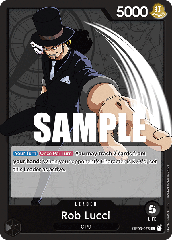 Rob Lucci (076) OP03-076 - Pillars of Strength OP03 kart görseli