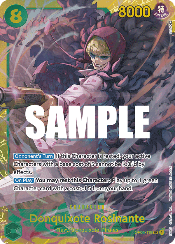 Donquixote Rosinante OP04-119 - Kingdoms of Intrigue OP04 kart görseli