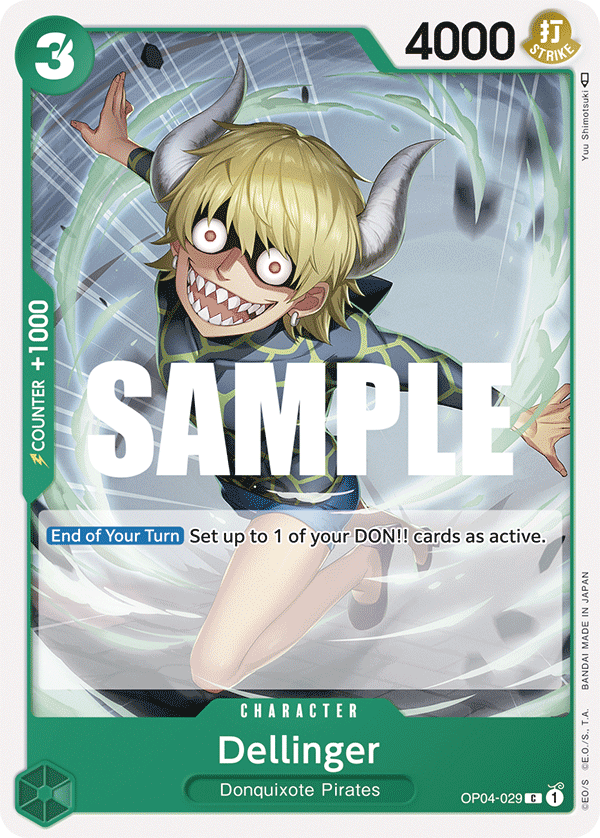 Dellinger OP04-029 - Kingdoms of Intrigue OP04 kart görseli