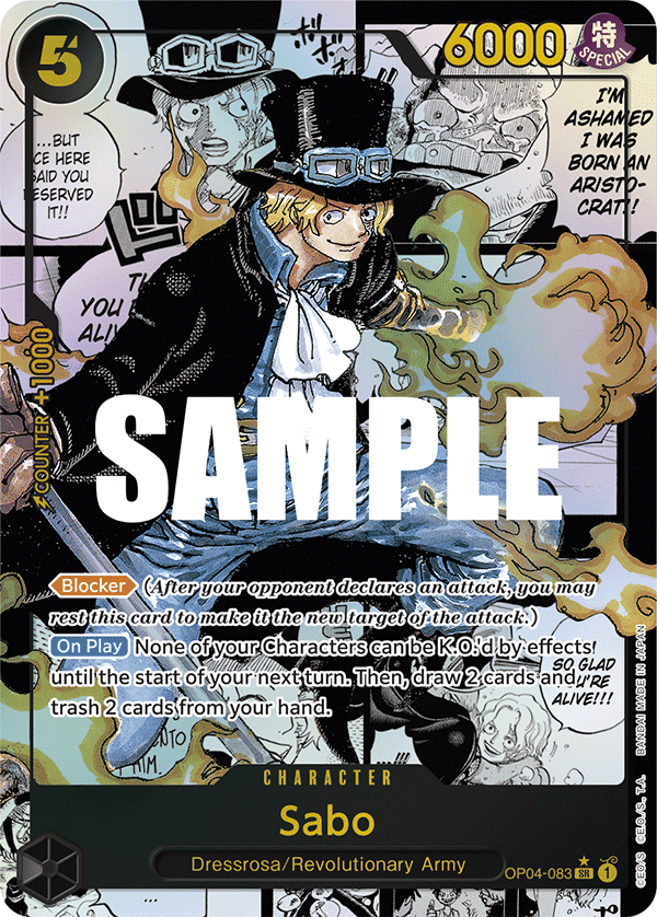 Sabo (Alternate Art) OP04-083 - Kingdoms of Intrigue OP04 kart görseli