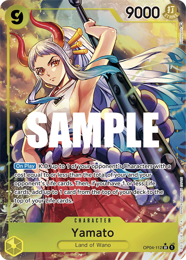 Yamato (Alternate Art) OP04-112 - Kingdoms of Intrigue OP04 kart görseli