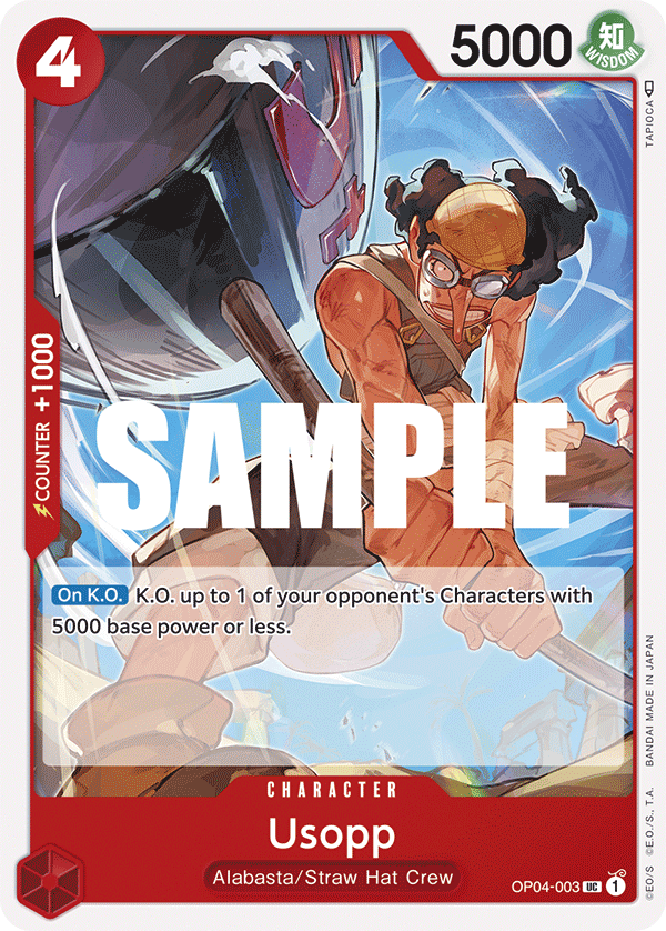 Usopp OP04-003 - Kingdoms of Intrigue OP04 kart görseli