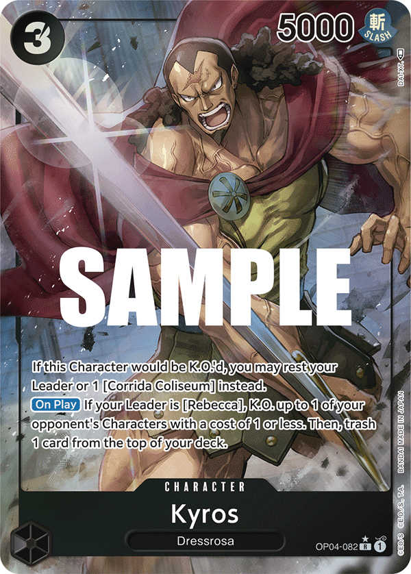 Kyros (Alternate Art) OP04-082 - Kingdoms of Intrigue OP04 kart görseli