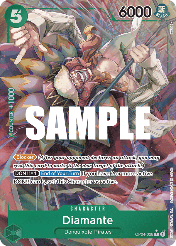 Diamante (Alternate Art) OP04-028 - Kingdoms of Intrigue OP04 kart görseli