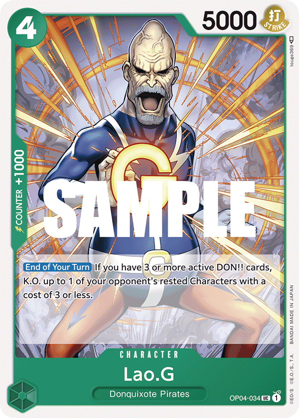 Lao.G OP04-034 - Kingdoms of Intrigue OP04 kart görseli