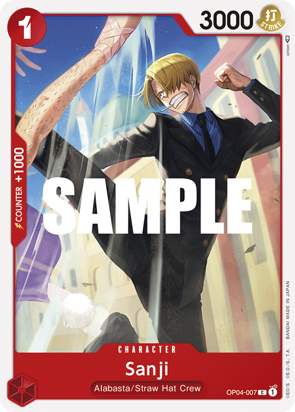 Sanji (007) OP04-007 - Kingdoms of Intrigue OP04 kart görseli