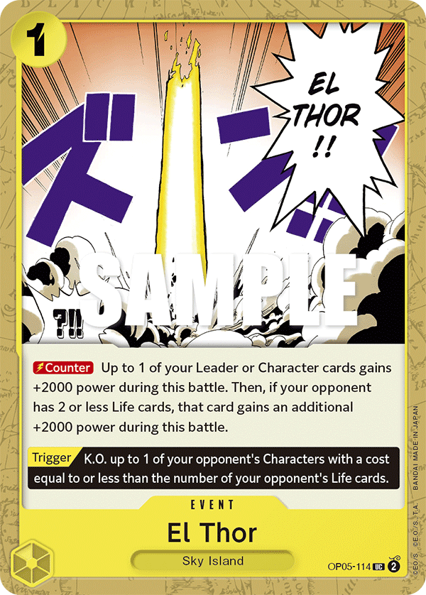 El Thor OP05-114 - Awakening of the New Era OP05 kart görseli